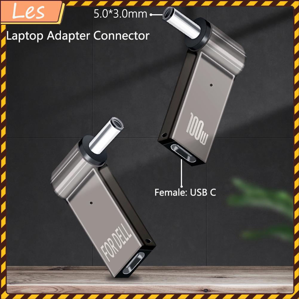 Phích cắm nối nguồn laptop USB loại C tới DC 100W PD