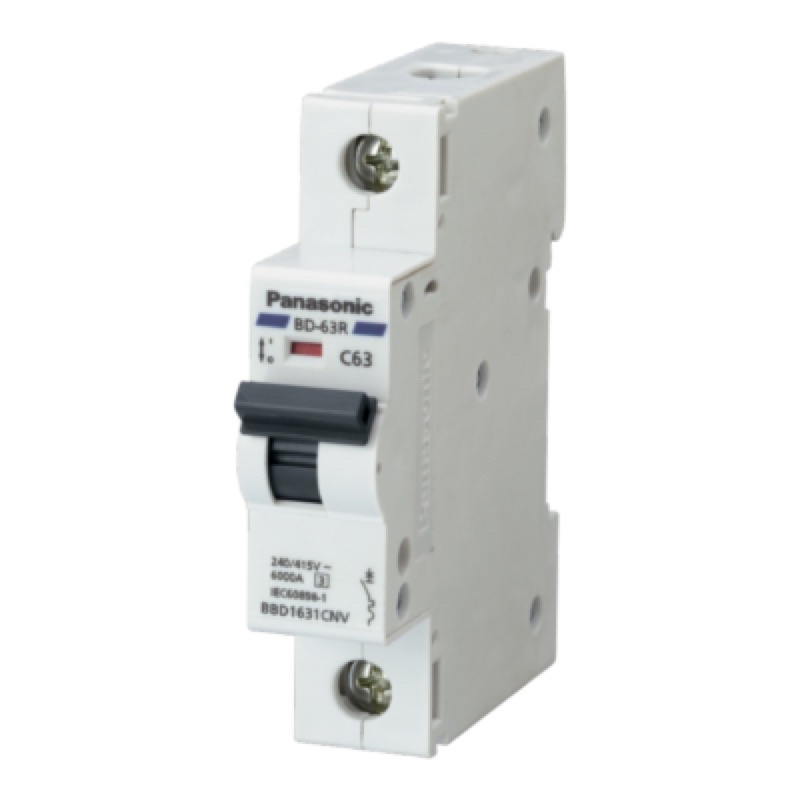 Aptomat 1 cực MCB Panasonic loại DIN