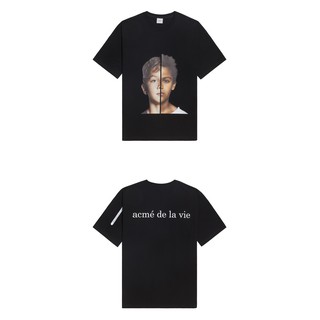 Áo thun ngắn tay cổ tròn ADLV Baby Face Black Two Boy Đen ADLV Unisex