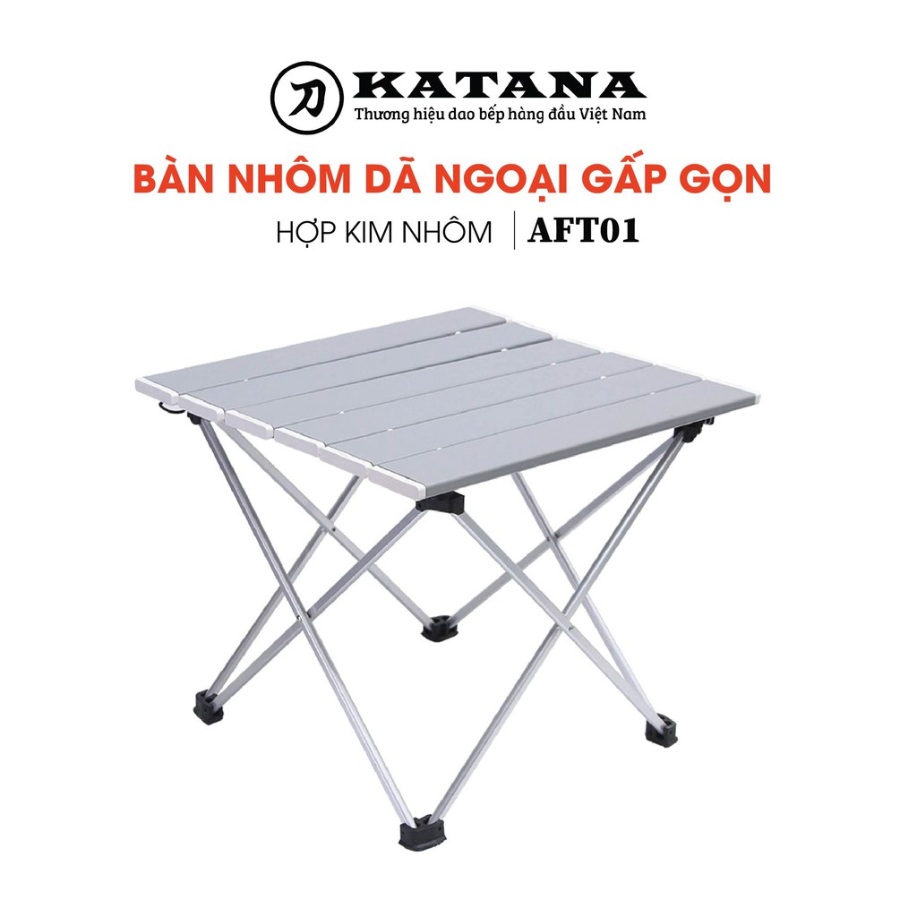 Bàn nhôm cắm trại siêu nhẹ gấp gọn - Dễ dàng tháo lắp - Nhỏ gọn tiện dụng