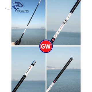 Cần câu tay gw 5h - 6h catbon xoắn - cần câu đài ying feng gw 5h