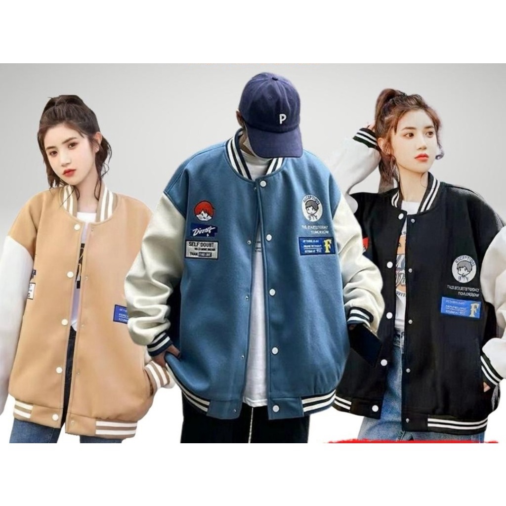 Áo khoác bomber nỉ ngoại cực HOT form to y hình KB FASHION