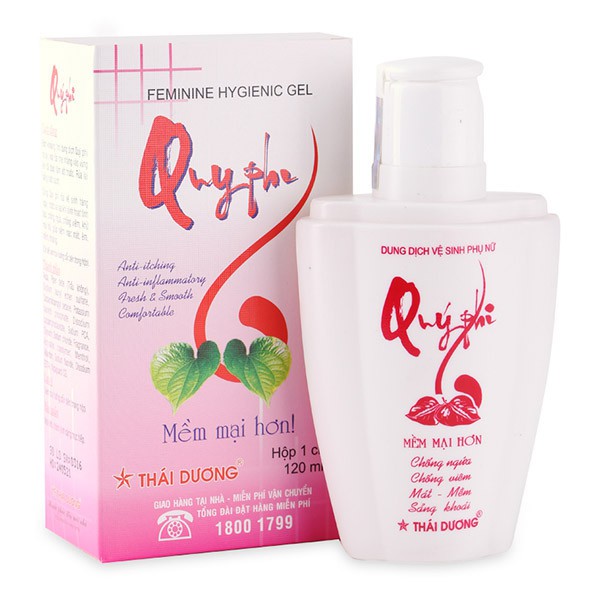 Dung dịch vệ sinh phụ nữ Quý Phi 120ml - Chính hãng Sao Thái dương