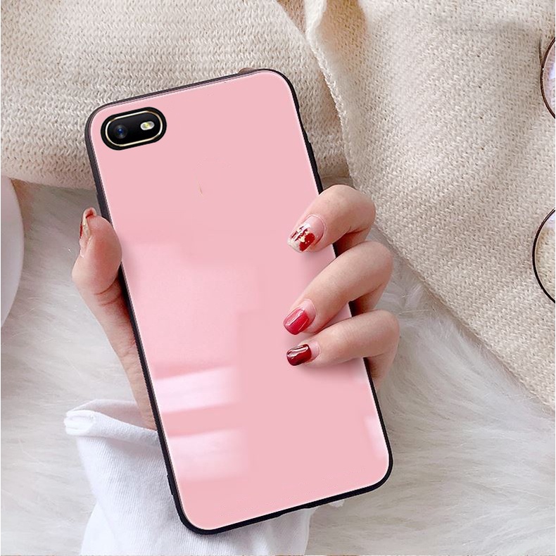 Ốp Lưng OPPO A1k Mặt kính gương sáng bóng cao cấp