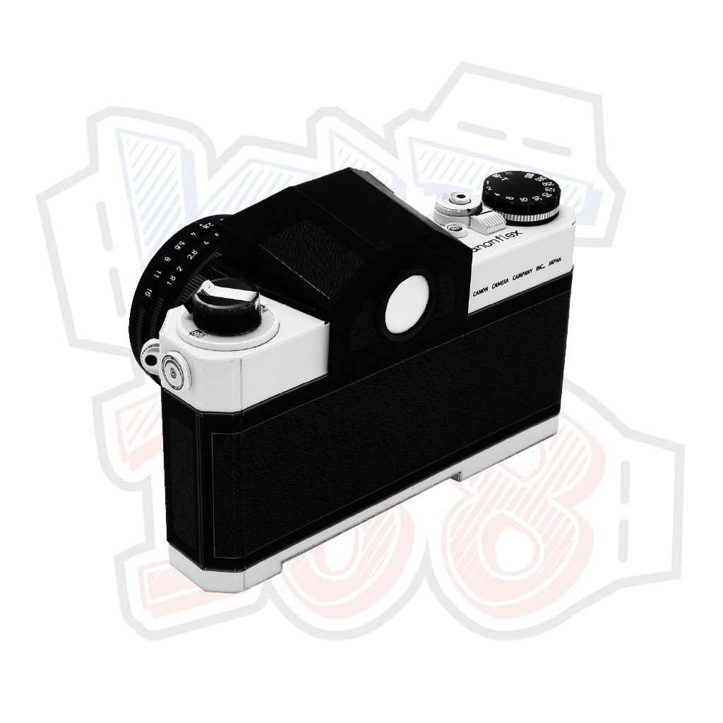 Mô hình giấy máy ảnh Canon Canonflex (tỉ lệ 1:1)