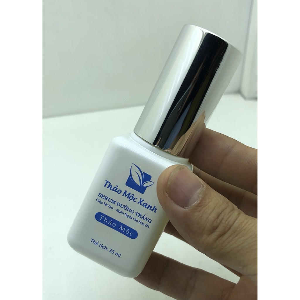 Serum dưỡng trắng da tái tạo ngừa lão hóa thảo mộc xanh 35ml