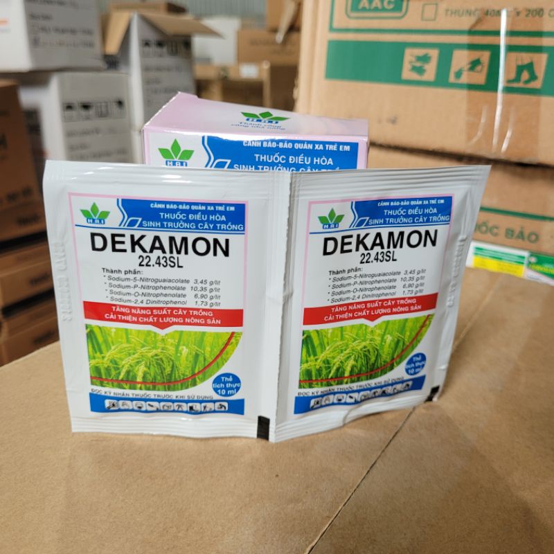 1 gói thuốc kích thích sinh trưởng DEKAMON - dùng cho hoa lan , hoa hồng và hoa cây cảnh