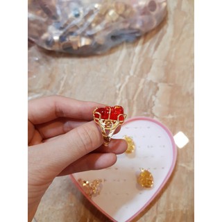 Nhẫn tỳ hưu mạ xi vàng