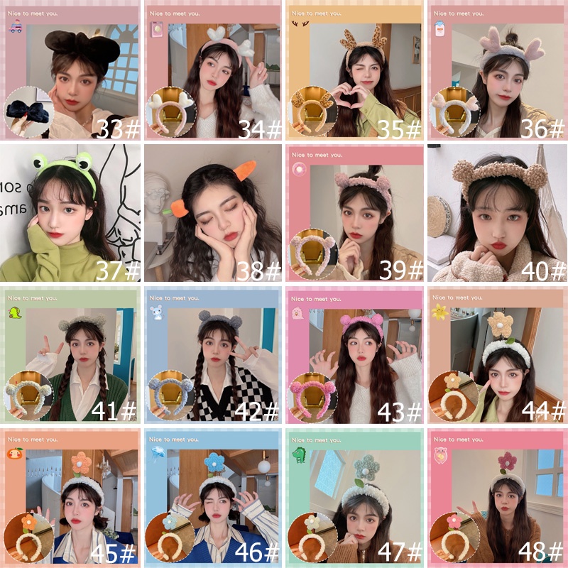 Băng đô hình sừng hươu đơn giản dễ thương cho nữ