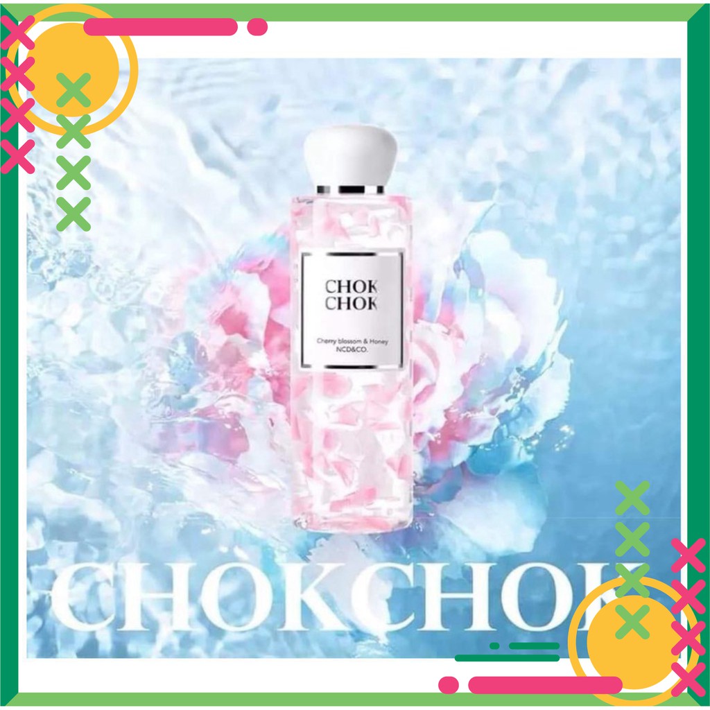 tuan29 Sữa tắm dưỡng ẩm sáng da Chok Chok Cherry Blossom & Honey 250ml tuan29