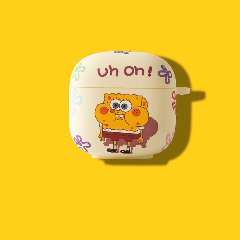 Sẵn Sàng! Vỏ Bọc Hộp Sạc Tai Nghe Baseus Bowie E3 Mềm Trong Suốt Hình Phi Hành Gia Và SpongeBob