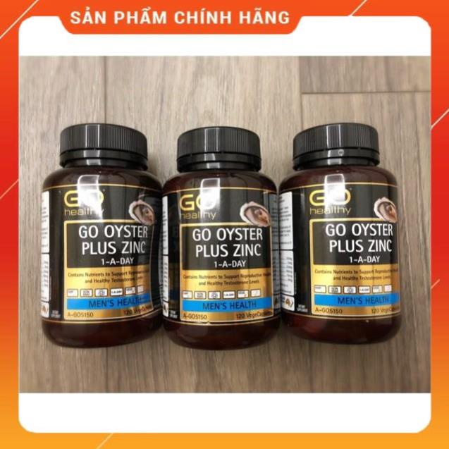 Tinh chất hàu Oyster plus ZinC tăng sinh lý nam (hàu Go) cải thiện sinh lý 120 viên