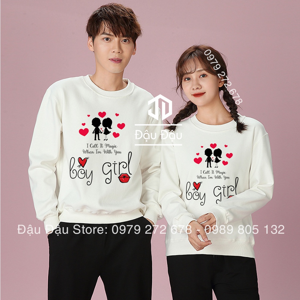 ÁO NỈ CẶP THU ĐÔNG TÌNH YÊU GIÁ RẺ TẬN XƯỞNG