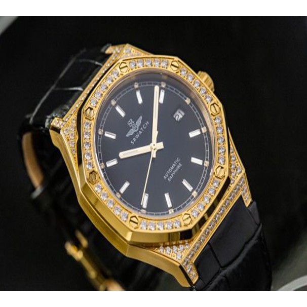 Đồng hồ nam SRWATCH SG99991.4603GLA mặt kính Sapphire Crystal đính kim cương đảng cấp quý ông BH quốc Tế 12 tháng