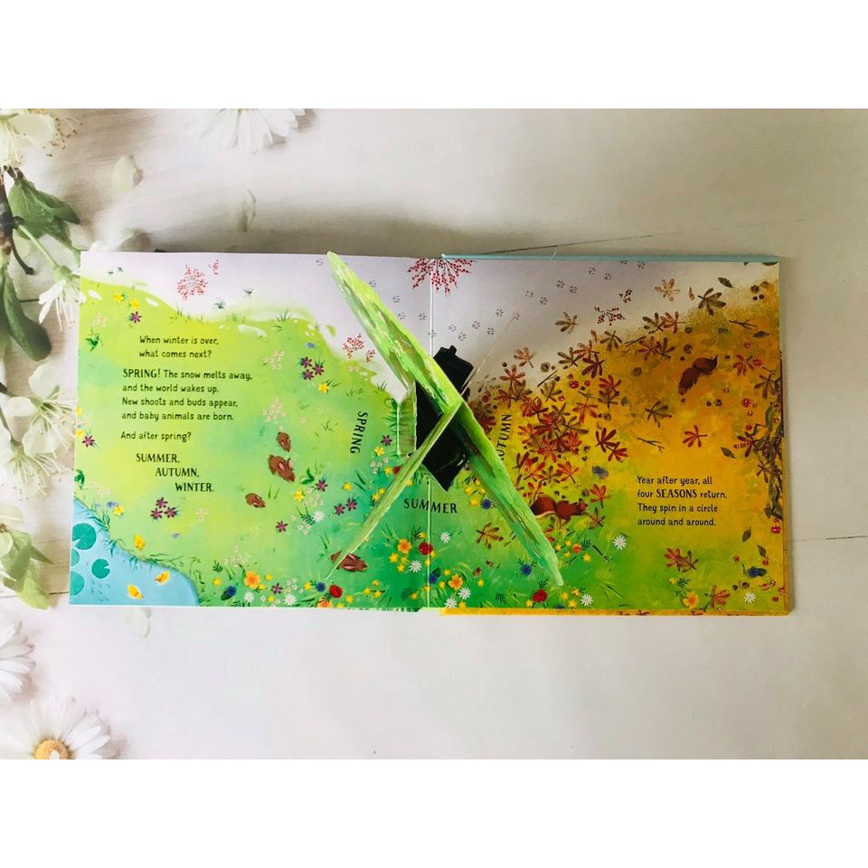 Sách Tiếng Anh Usborne lật mở - Pop up Seasons
