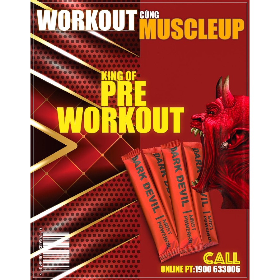PRE WORKOUT  DARK DEVIL - TĂNG SỨC MẠNH