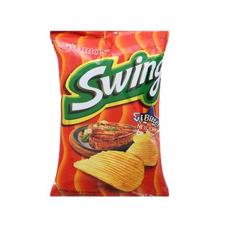 Snack khoai tây O'Star Swing vị bít tết 90g