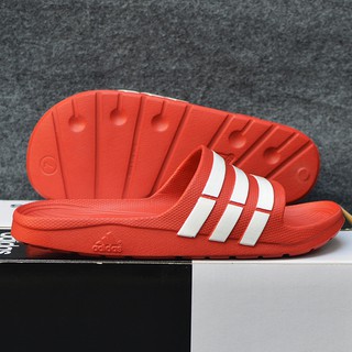 Adidas Duramo màu đỏ sọc trắng