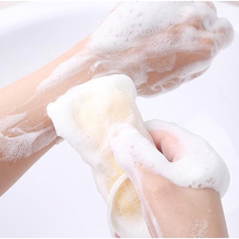 HHM Túi Lưới Đựng Xà Phòng Tạo Bọt Tiện Lợi / Sợi Linen  Tự Nhiên Tẩy Da Chết- Kích Thước 15*10 cm