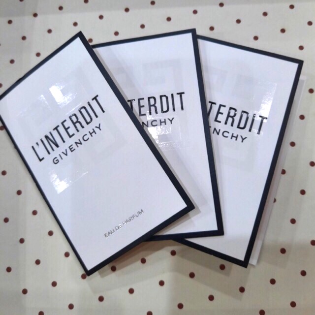 Vial nước hoa nữ GIVENCHY L’INTERDIT