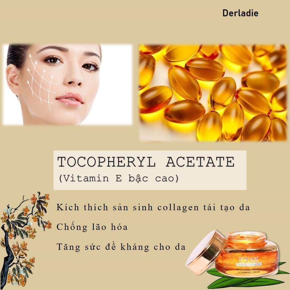 Kem dưỡng giảm sẹo rỗ Derladie Perfect Vitamin Gel Cream 55ml