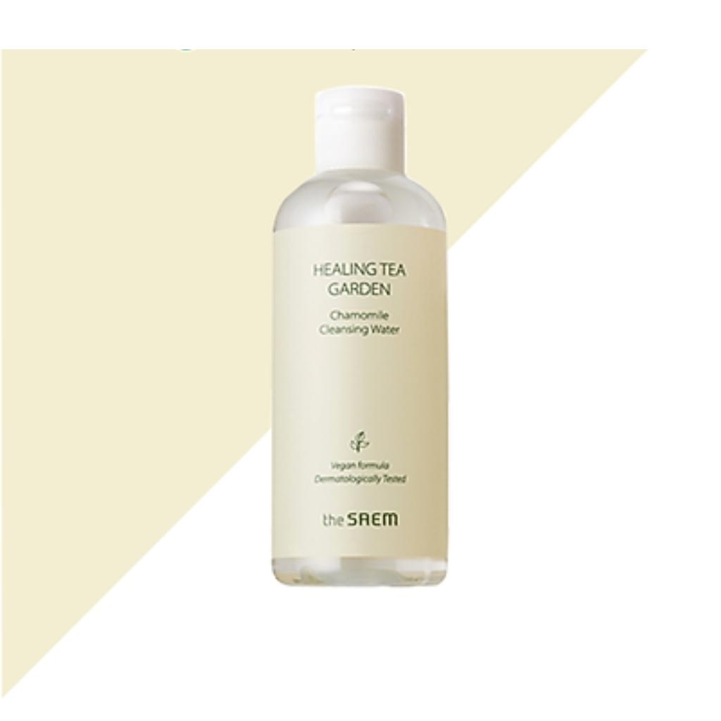 Nước Tẩy Trang Cho Da Nhạy Cảm Chiết Xuất Từ Hoa Cúc The Saem Healing Tea Garden Chamomile Cleansing Water 300ml