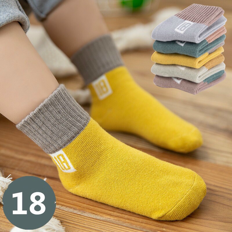 Sét 10 đôi tất cổ cao số 20, số 18
