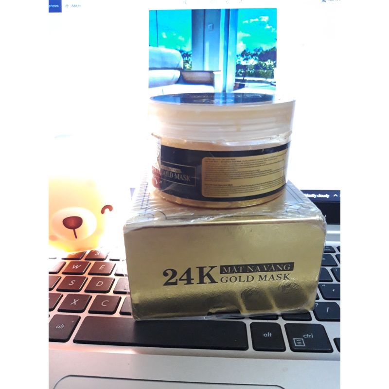 Mặt nạ vàng 24k Gold Mask Thải Độc, dưỡng trắng da.