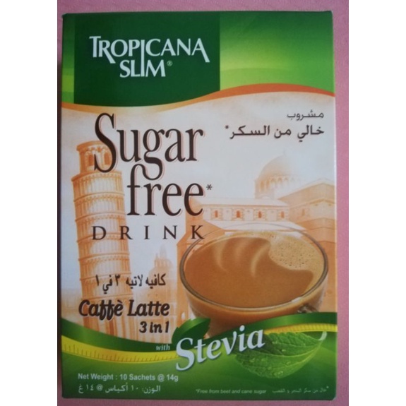 Cà phê ăn kiêng Tropicana Slim vị latte