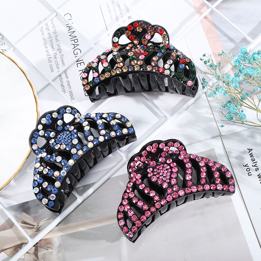 Kẹp tóc đính đá lấp lánh thời trang cho nữ