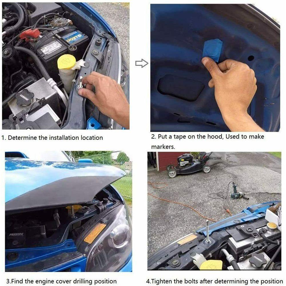 Set 2 / 4 Nút Chốt Cửa Trước Chuyên Dụng Cho Xe Hơi SHOUKEY