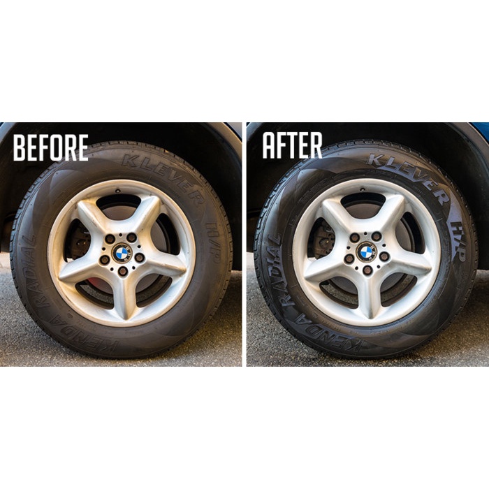 Chai xịt chăm sóc lốp phục hồi cao su - 3M Tire Dressing PN39042LT 400ml (Đen)
