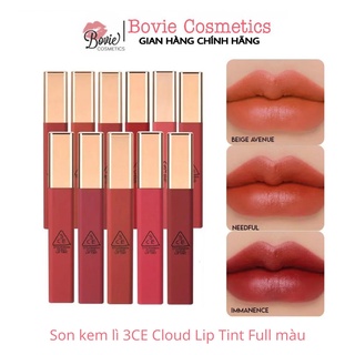 Son kem lì 3CE Cloud Lip Tint Full màu