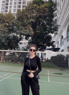 Áo thun gân tay dài