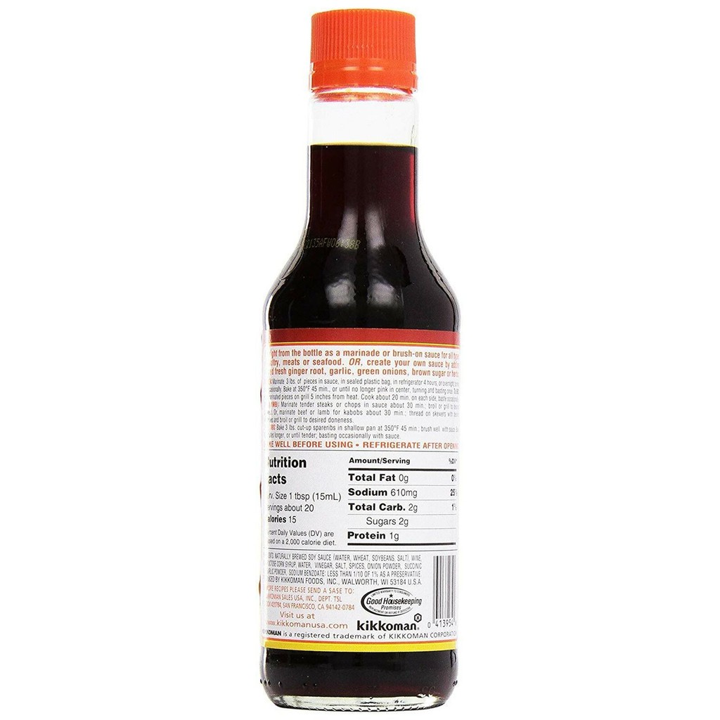 Sốt Tẩm Ướp Kikkoman Teriyaki Marinade &amp; Sauce 269ml