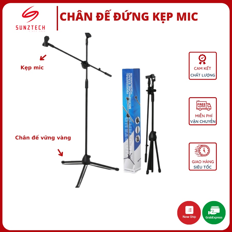 Chân đế micro đứng bom mic stand