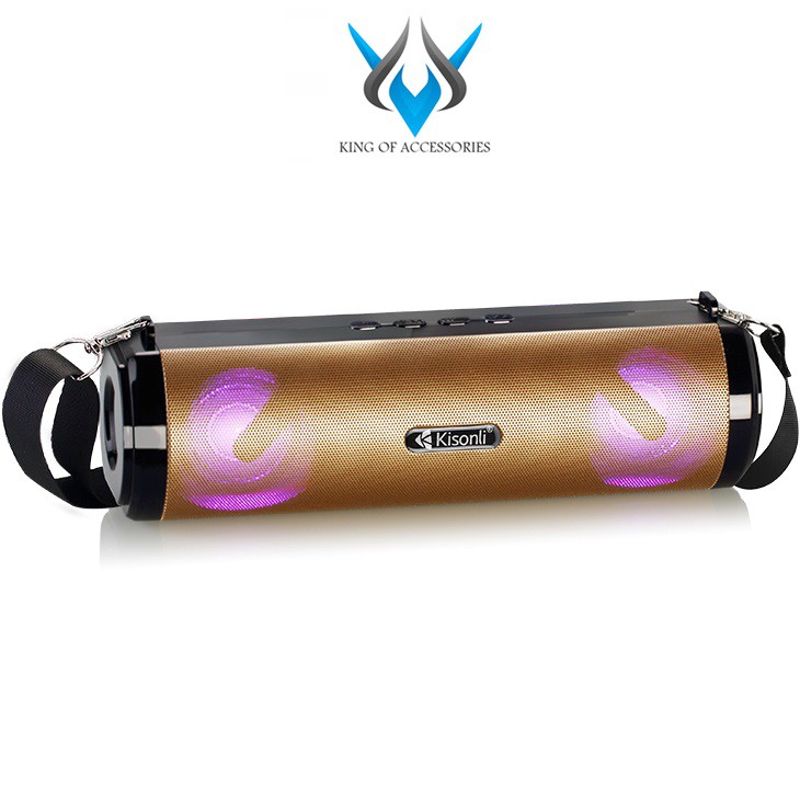 Loa bluetooth Kisonli LED-902 TWS kết nối cùng lúc 2 loa - kiểu dáng soundbar (Màu ngẫu nhiên)