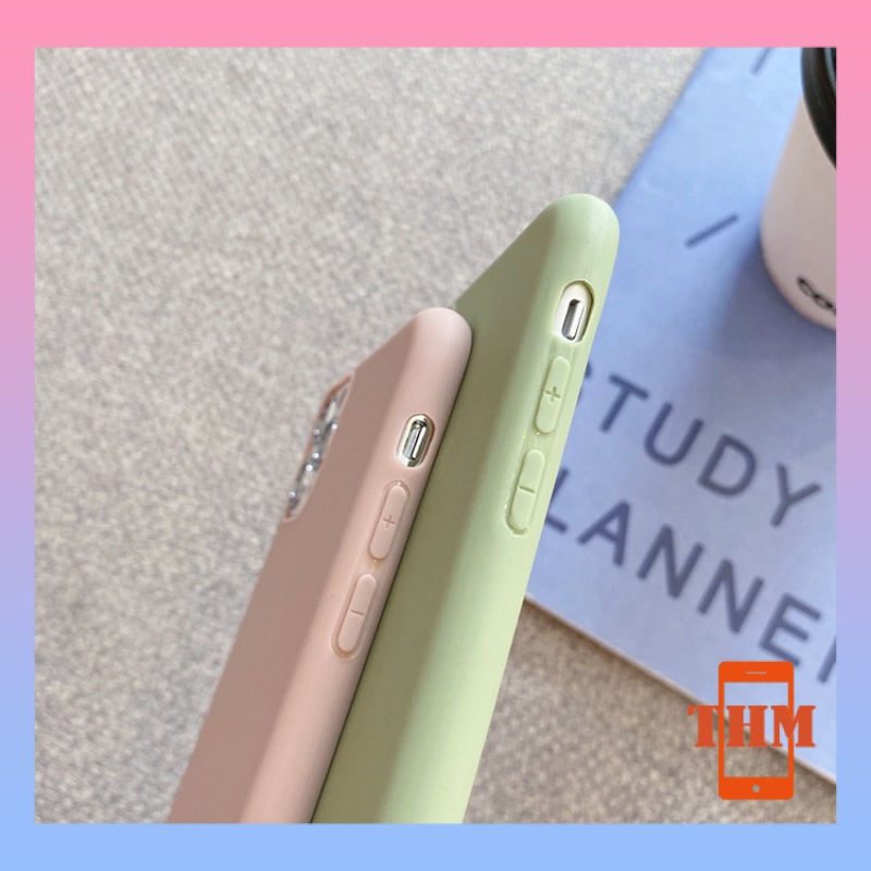 Ốp Điện Thoại Viền Tròn Màu Kẹo Cho iPhone 6/6plus/6s/6splus/7/7plus/8/8plus/x/xr/xs/11/12/13/pro/max/plus/promax/-015