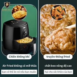 Kaisa Villa nồi chiên không dầu người câm 8l Nồi chiên không dầu 7l nồi không dầu 5l nôi chiên không dầu