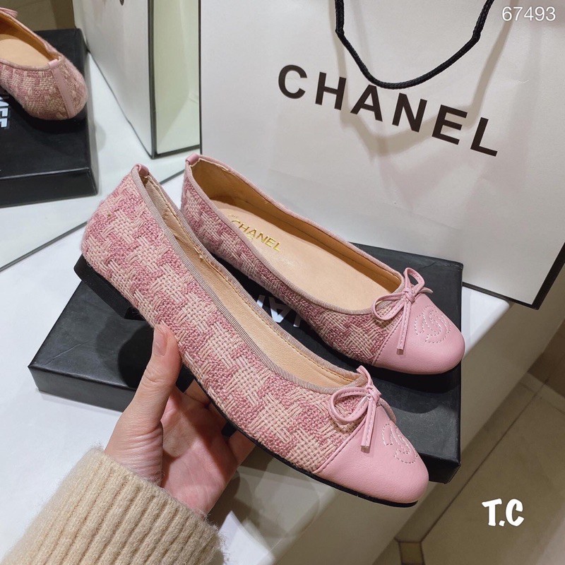 Bệt búp bê mũi tròn cha.nel