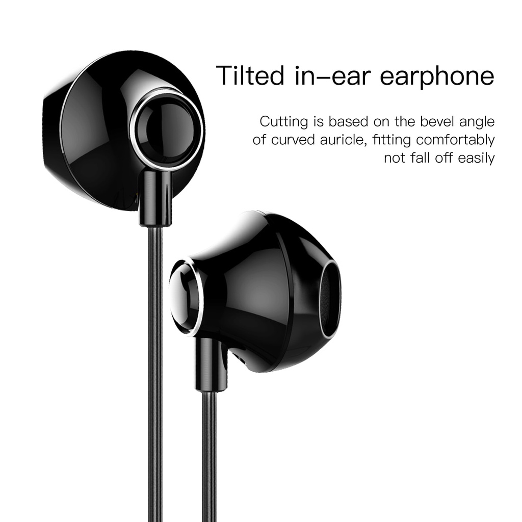 Tai Nghe Baseus Có Dây Thiết Kế Mic Jack Cắm 3.5mm earphone