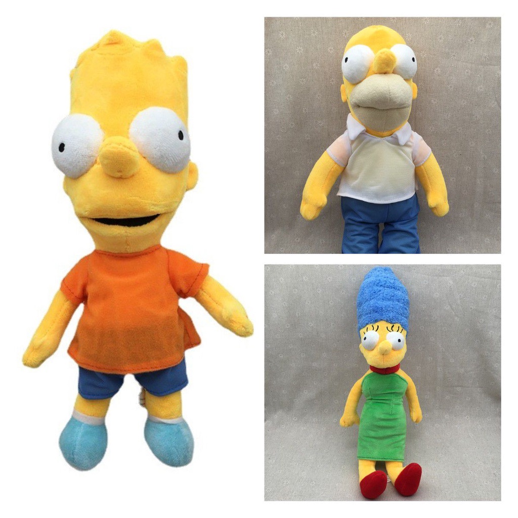 Búp Bê Nhồi Bông Hình Simpsons Đáng Yêu