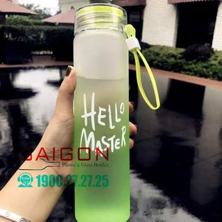 Bình Nước Thủy Tinh Hello Master 420ml