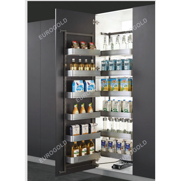 TỦ KHO MX0645 HỘP CÁNH MỞ NHÔM PHAY XƯỚC MỜ CAO CẤP - THƯƠNG HIỆU EUROGOLD