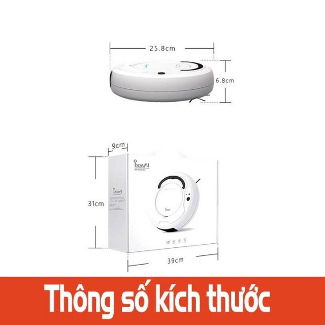 Robot lau nhà mini tiện lợi