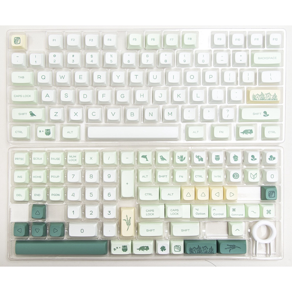 144 Phím Botanical Garden Keycaps XDA Profile Phim hoạt hình PBT DYE SUB Bàn phím cơ Keycap