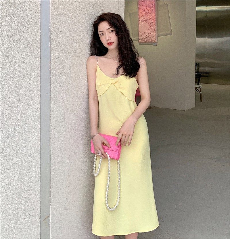 Đầm Xòe Không Tay Thắt Nơ Eo Thời Trang Hè 2021 Cho Nữ | BigBuy360 - bigbuy360.vn