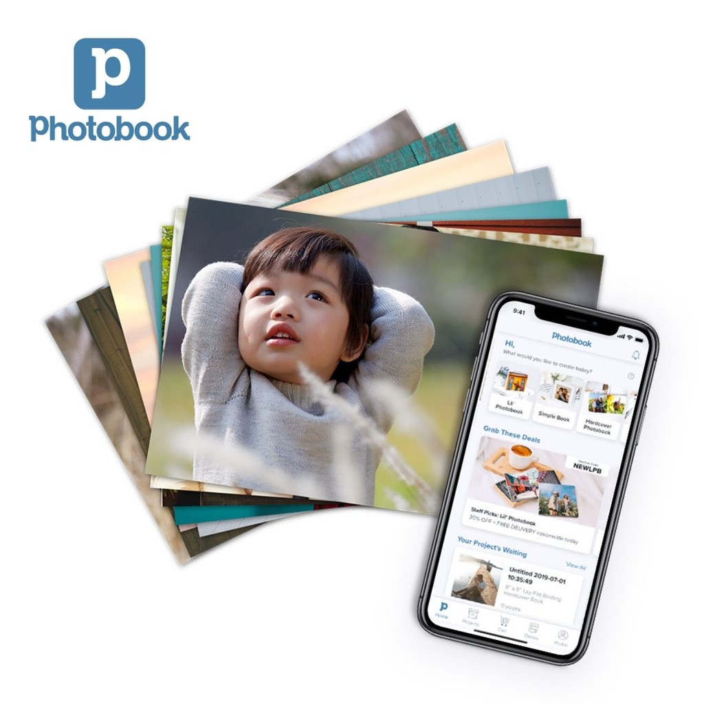 Combo in 50 tấm ảnh 4" x 6"  - Thiết kế trên web & app Photobook