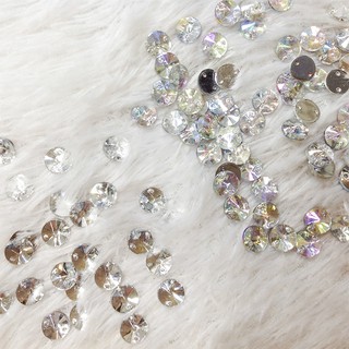 20 Hạt 3d kết áo dài váy đầm hình tròn chóp siêu đẹp size 0.8cm