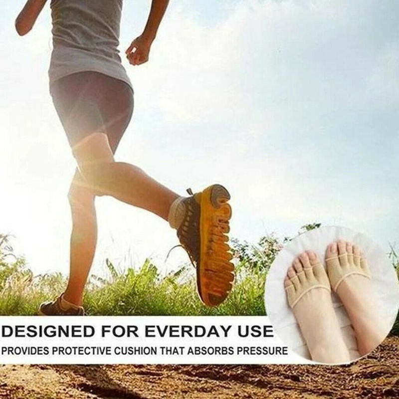 1 Đôi Vớ Lót Giày Hở Ngón Chống Trượt Tiện Dụng